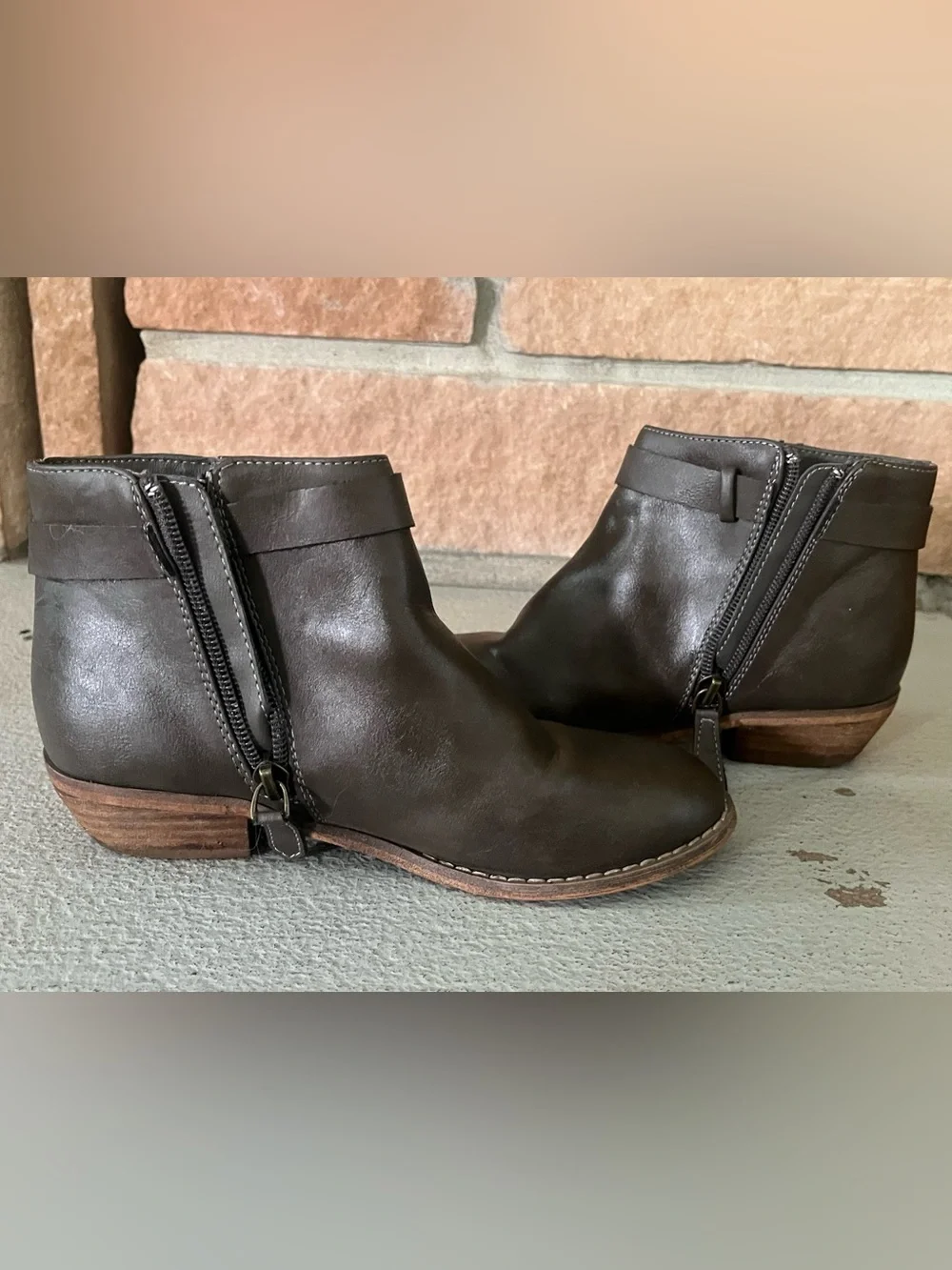 Harper Canyon Girls’ Ankle Boot | Color: Brown | Size: Girls 2